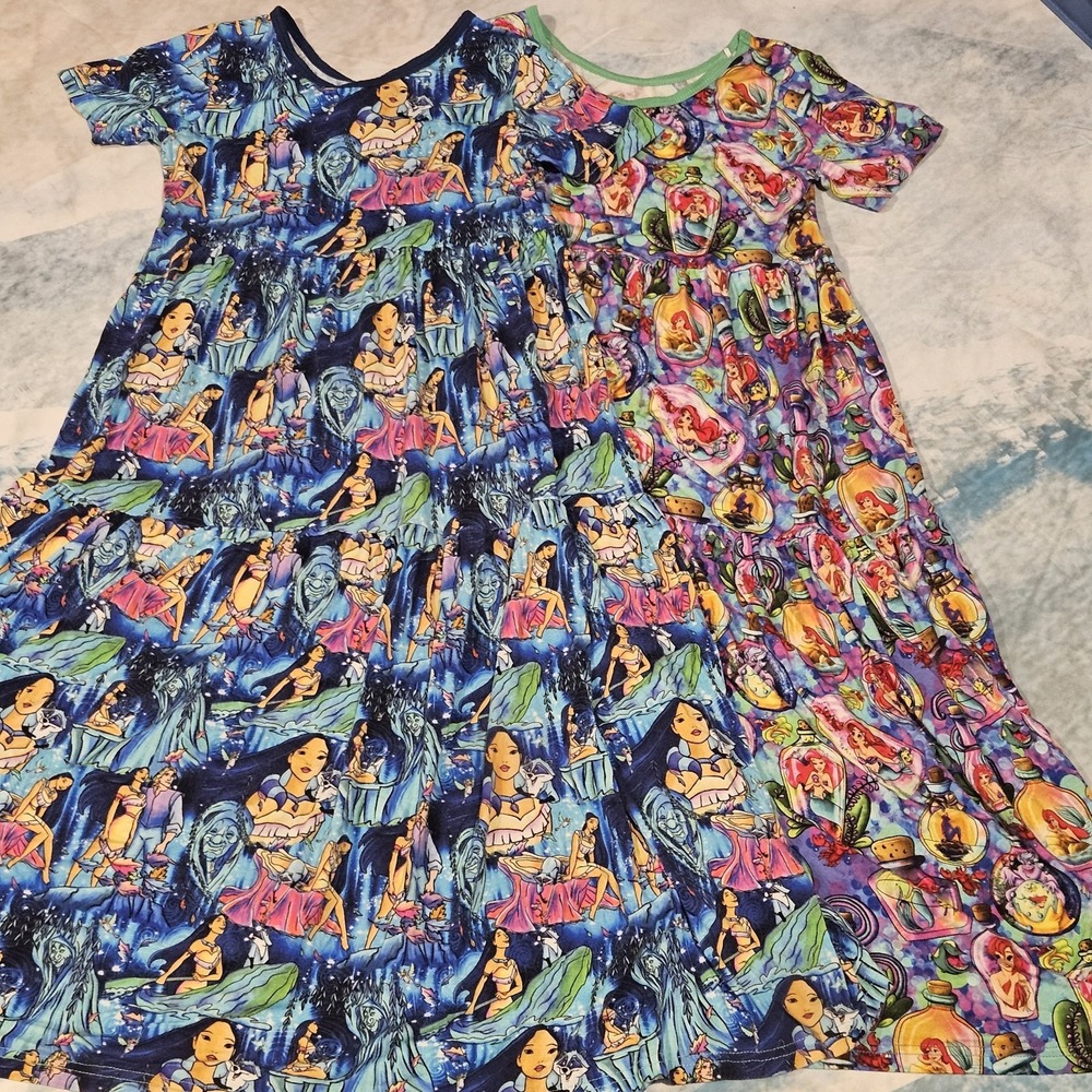 Showstoppers Bamboo Princess Inspired Tiered Dress Bundle Girls Size 10/12